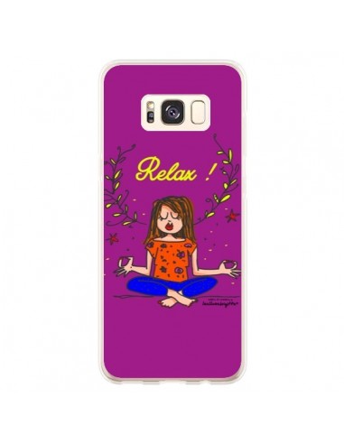 Coque Samsung S8 Plus Fille Relax Zen Yoga - Leellouebrigitte