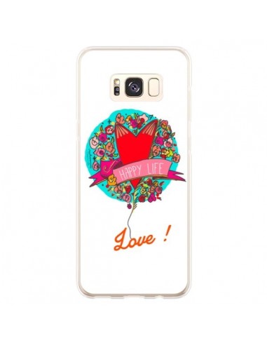 Coque Samsung S8 Plus Love Happy Life - Leellouebrigitte