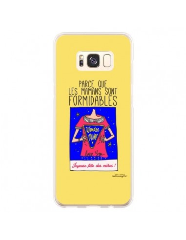 Coque Samsung S8 Plus Parce que les mamans sont formidables Fête des Mères - Leellouebrigitte