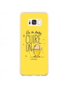 Coque Samsung S8 Plus Va te faire cuir un oeuf jaune -...