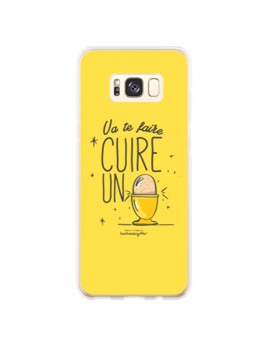 Coque Samsung S8 Plus Va te faire cuir un oeuf jaune - Leellouebrigitte