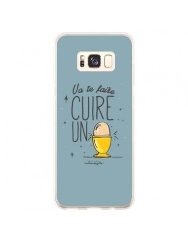 Coque Samsung S8 Plus Va te faire cuir un oeuf gris - Leellouebrigitte