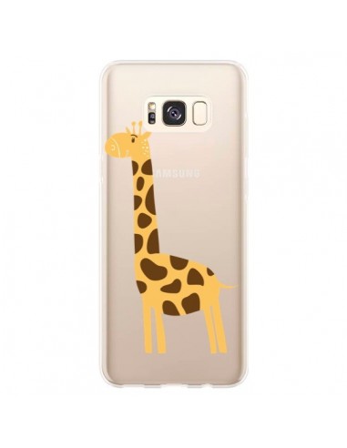 Coque Samsung S8 Plus Girafe Giraffe Animal Savane Transparente - Petit Griffin