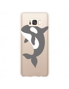 Coque Samsung S8 Plus Orque Orca Ocean Transparente -...