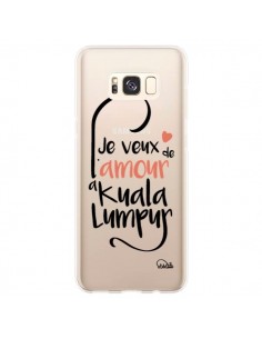 Coque Samsung S8 Plus Je veux de l'amour à Kuala Lumpur...