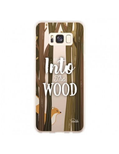 Coque Samsung S8 Plus Into The Wild Renard Bois Transparente - Lolo Santo