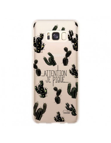 Coque Samsung S8 Plus Cactus Je Pique Transparente - Lolo Santo