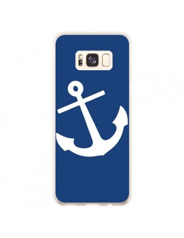 Coque Samsung S8 Plus Ancre Navire Navy Blue Anchor - Mary Nesrala