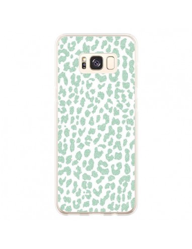 Coque Samsung S8 Plus Leopard Menthe Mint - Mary Nesrala