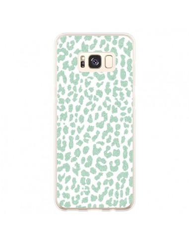 Coque Samsung S8 Plus Leopard Menthe Mint - Mary Nesrala