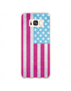 Coque Samsung S8 Plus Drapeau USA Vintage - Mary Nesrala