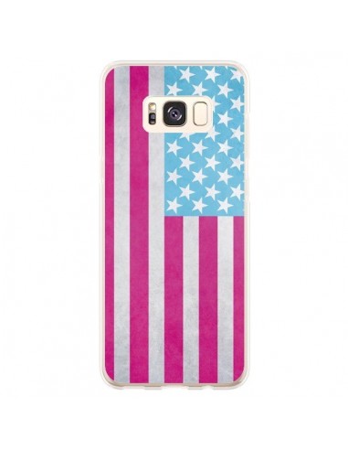 Coque Samsung S8 Plus Drapeau USA Vintage - Mary Nesrala