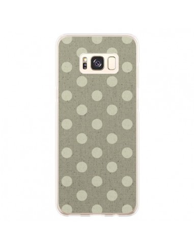 Coque Samsung S8 Plus Pois Polka Camel - Mary Nesrala