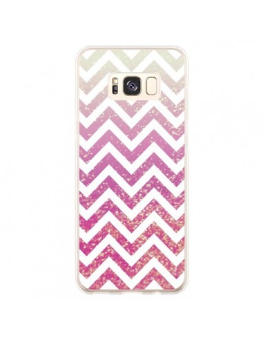 Coque Samsung S8 Plus Chevron Pixie Dust Triangle Azteque - Mary Nesrala