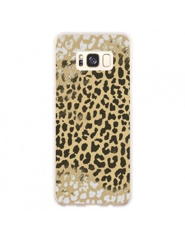 Coque Samsung S8 Plus Leopard Golden Or Doré - Mary Nesrala