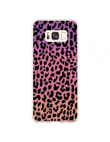 Coque Samsung S8 Plus Leopard Hot Rose Corail - Mary Nesrala