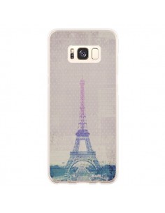 Coque Samsung S8 Plus I love Paris Tour Eiffel - Mary...