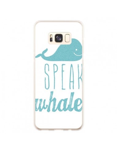 Coque Samsung S8 Plus I Speak Whale Baleine Bleu - Mary Nesrala
