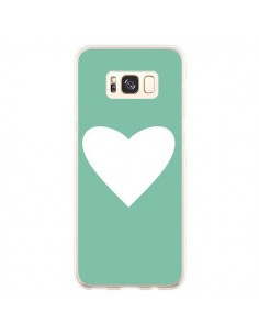 Coque Samsung S8 Plus Coeur Mint Vert - Mary Nesrala