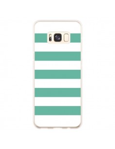 Coque Samsung S8 Plus Bandes Mint Vert - Mary Nesrala