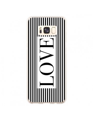 Coque Samsung S8 Plus Love Noir et Blanc - Mary Nesrala