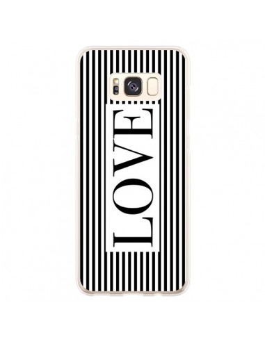 Coque Samsung S8 Plus Love Noir et Blanc - Mary Nesrala