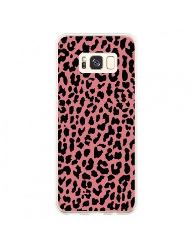 Coque Samsung S8 Plus Leopard Corail Neon - Mary Nesrala