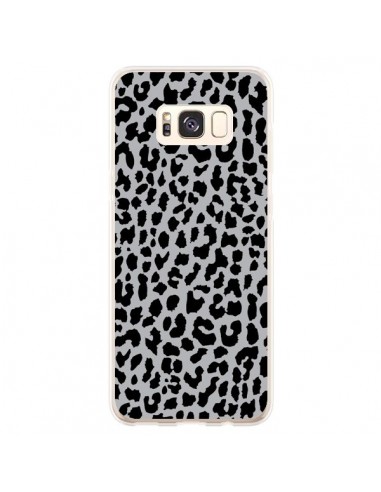 Coque Samsung S8 Plus Leopard Gris Neon - Mary Nesrala