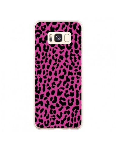 Coque Samsung S8 Plus Leopard Rose Pink Neon - Mary Nesrala