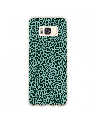 Coque Samsung S8 Plus Leopard Turquoise Neon - Mary Nesrala