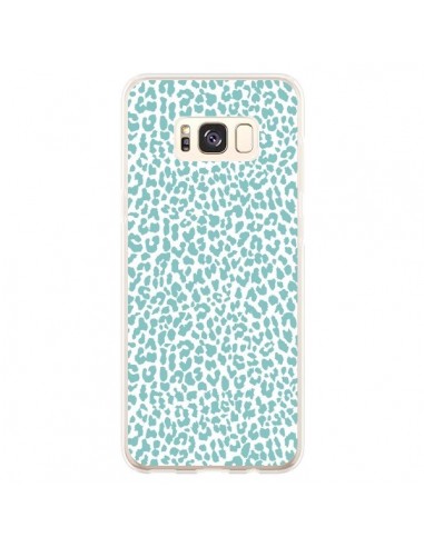 Coque Samsung S8 Plus Leopard Turquoise - Mary Nesrala