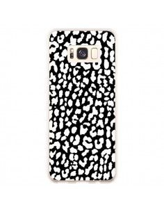 Coque Samsung S8 Plus Leopard Noir et Blanc - Mary Nesrala