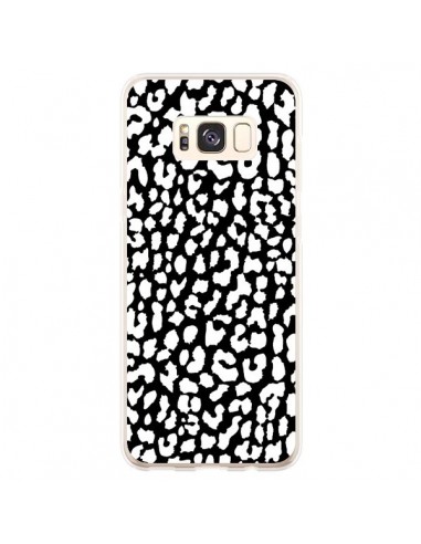 Coque Samsung S8 Plus Leopard Noir et Blanc - Mary Nesrala