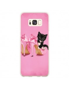 Coque Samsung S8 Plus Chaton Chat Noir Kitten Chaussure...