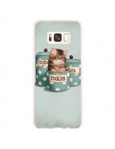 Coque Samsung S8 Plus Chaton Chat Kitten Boite Cookies...
