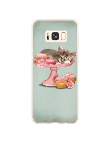 Coque Samsung S8 Plus Chaton Chat Kitten Cookies Cupcake - Maryline Cazenave
