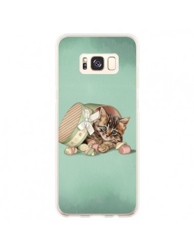 Coque Samsung S8 Plus Chaton Chat Kitten Boite Bonbon Candy - Maryline Cazenave