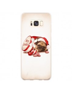 Coque Samsung S8 Plus Chien Dog Pere Noel Christmas Boite...