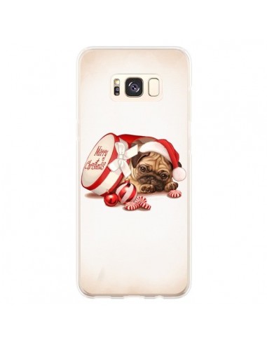 Coque Samsung S8 Plus Chien Dog Pere Noel Christmas Boite - Maryline Cazenave