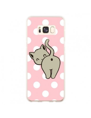 Coque Samsung S8 Plus Chat Chaton Pois - Maryline Cazenave