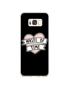 Coque Samsung S8 Plus Waste of Time Coeur - Maryline...