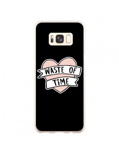 Coque Samsung S8 Plus Waste of Time Coeur - Maryline Cazenave