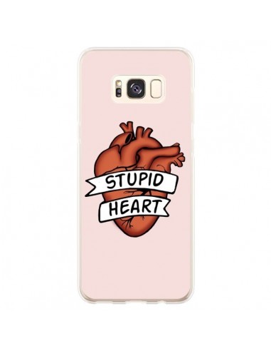 Coque Samsung S8 Plus Stupid Heart Coeur - Maryline Cazenave