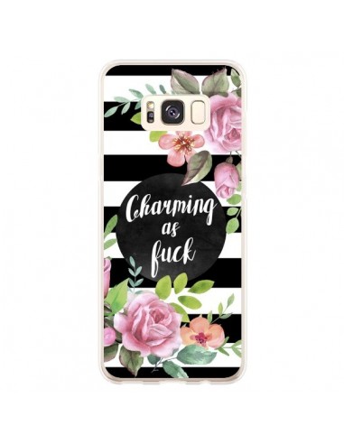 Coque Samsung S8 Plus Charming as Fuck Fleurs - Maryline Cazenave