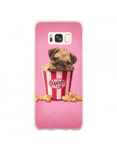 Coque Samsung S8 Plus Chien Dog Popcorn Film - Maryline Cazenave