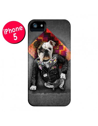 Coque Chien Bad Dog pour iPhone 5 et 5S - Maximilian San