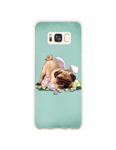 Coque Samsung S8 Plus Chien Dog Rabbit Lapin Pâques Easter - Maryline Cazenave