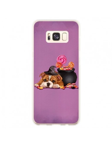 Coque Samsung S8 Plus Chien Dog Halloween Sorciere Chaudron Bonbon - Maryline Cazenave