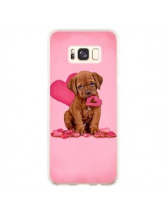 Coque Samsung S8 Plus Chien Dog Gateau Coeur Love -...