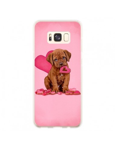 Coque Samsung S8 Plus Chien Dog Gateau Coeur Love - Maryline Cazenave